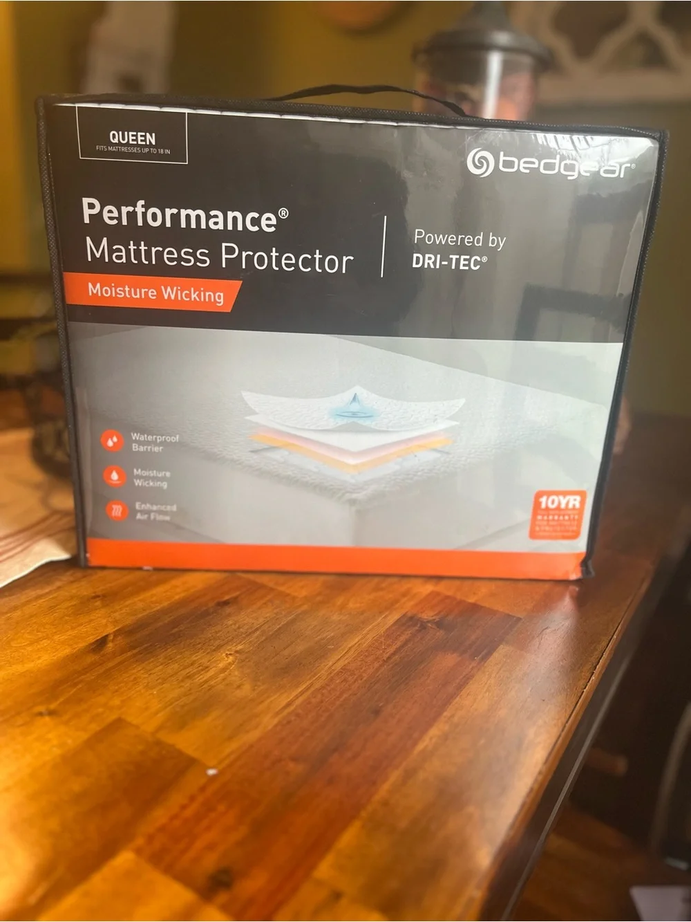 Bedgear Performance Queen Mattress Protector - Moisture Wicking/ Waterproof